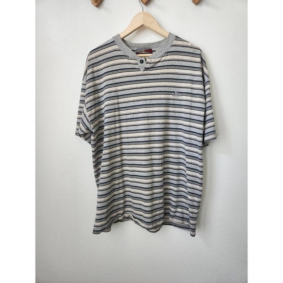 Vintage Other - Vintage 90s ZONZ shirt mens L skate surf punk retro wear striped USA